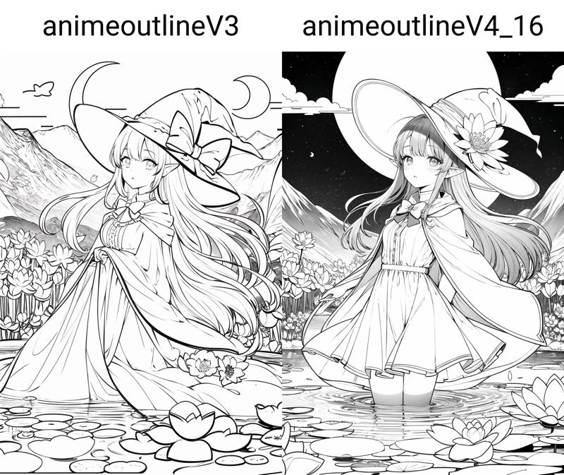 图片[20]-Anime Lineart / Manga-like线稿漫画风格模型-SDmodel