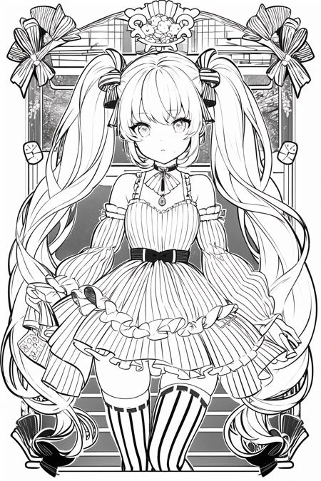 图片[16]-Anime Lineart / Manga-like线稿漫画风格模型-SDmodel