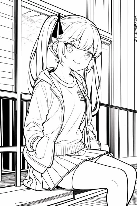 图片[14]-Anime Lineart / Manga-like线稿漫画风格模型-SDmodel