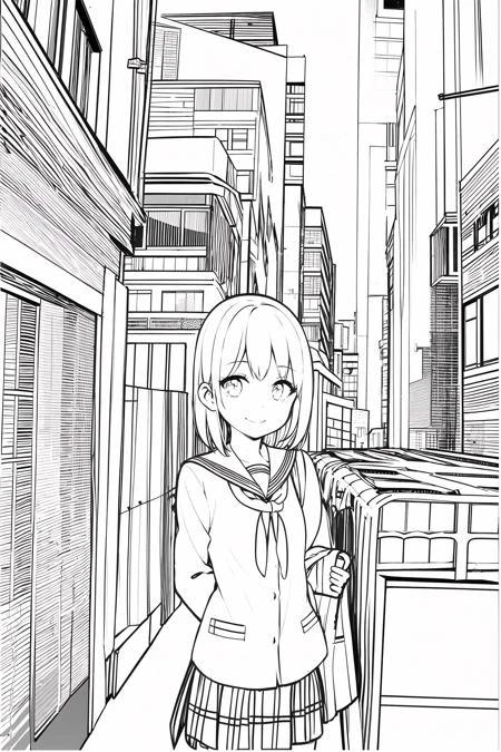 图片[11]-Anime Lineart / Manga-like线稿漫画风格模型-SDmodel