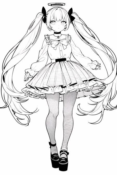图片[10]-Anime Lineart / Manga-like线稿漫画风格模型-SDmodel