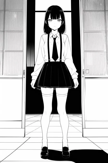 图片[4]-Anime Lineart / Manga-like线稿漫画风格模型-SDmodel