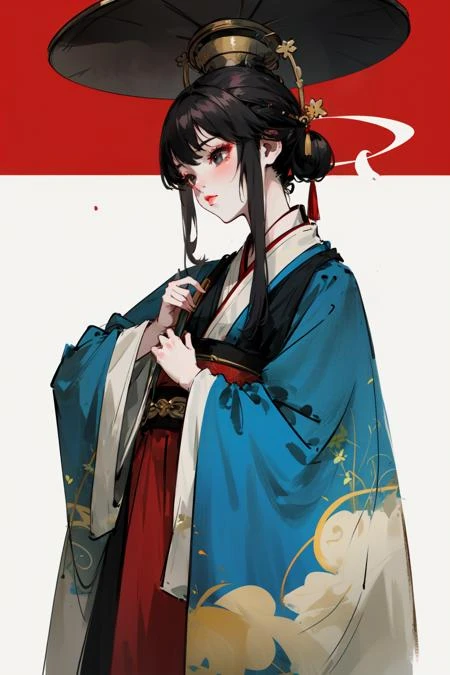 图片[2]-Elegant hanfu ruqun style汉服风格模型-SDmodel